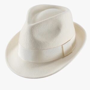 Home Prefer Men's Wool Felt Winter Hat Short Brim Fedora Hat. Medium 7 1/8 | New